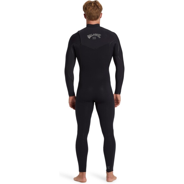 2024 Billabong Mens Furnace Natural 3/2mm Chest Zip Wetsuit ABYW100264 - Black